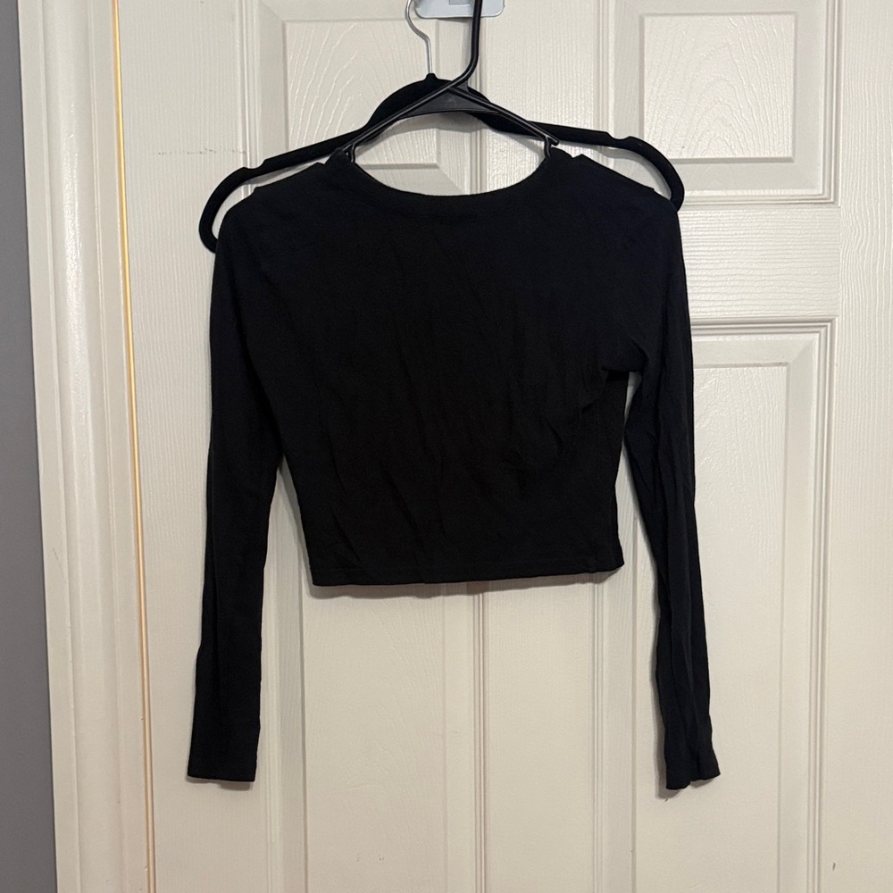 Black Long Sleeve Women's Top
